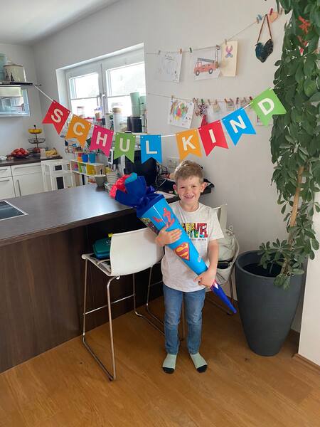 Henri Einschulung Schulkind