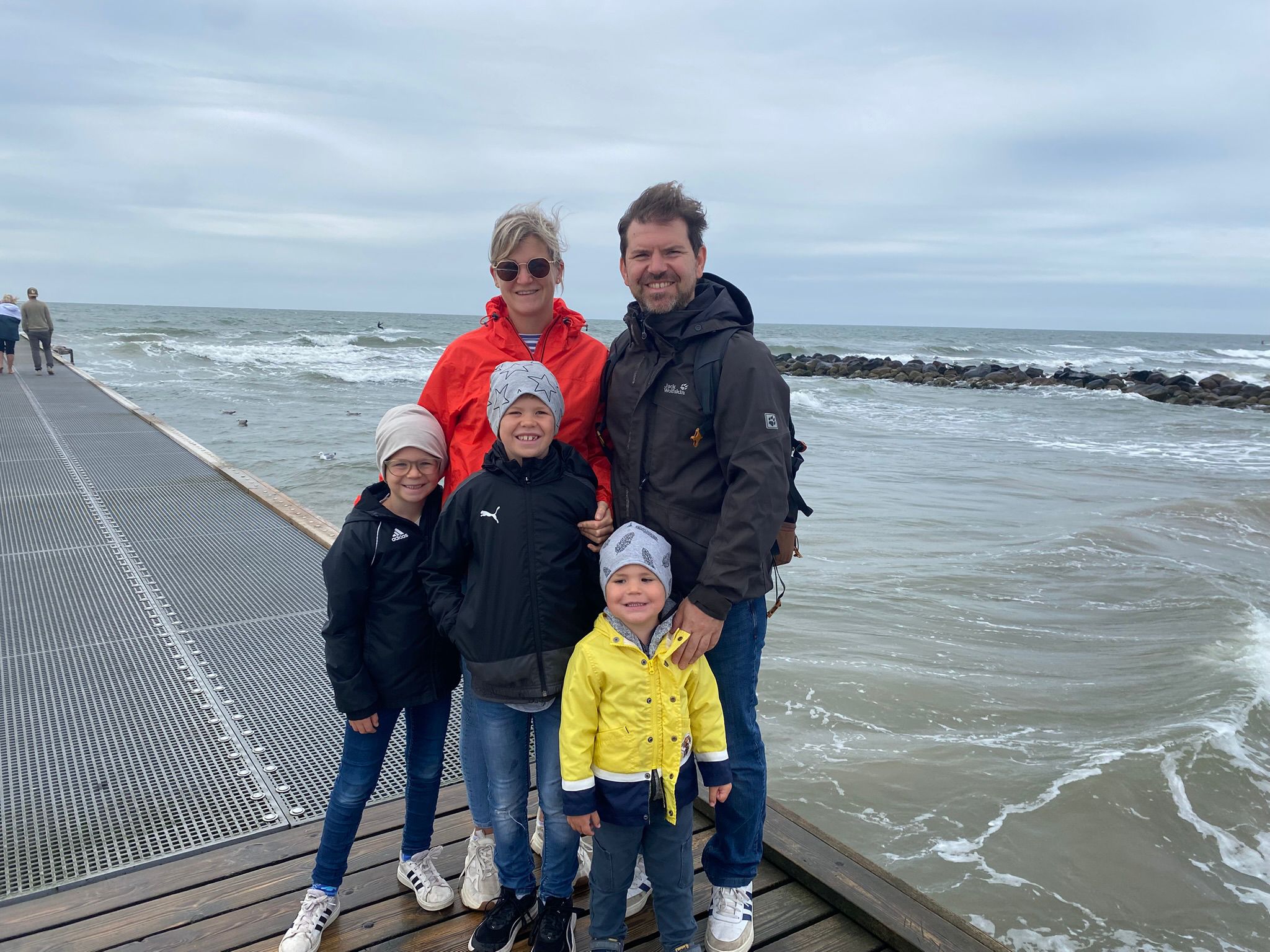 Familie am Meer