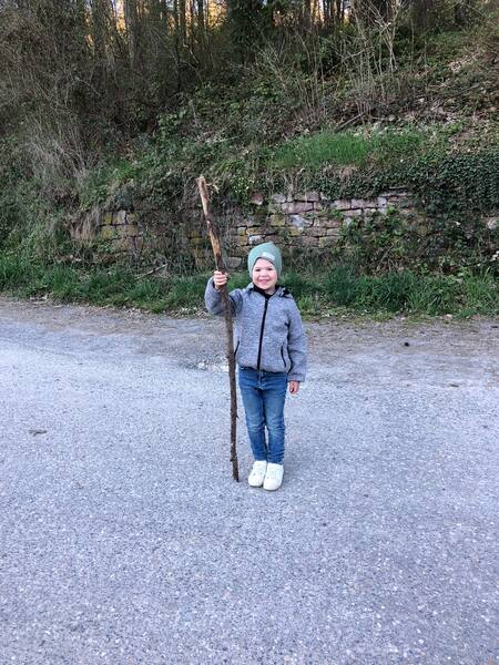 Henri beim Wandern