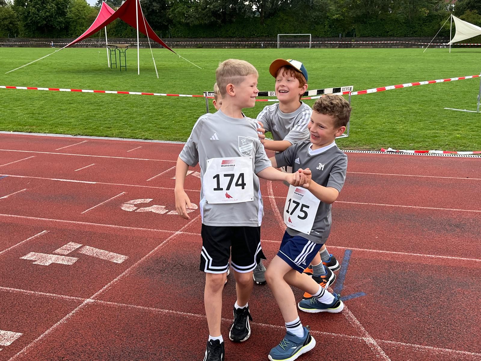 Henri beim Warema Lauf mit Freunden
